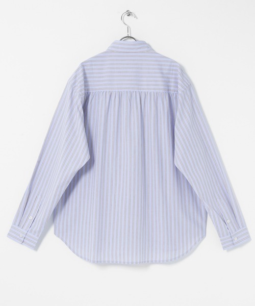 URBAN RESEARCH Sonny Label(アーバンリサーチサニーレーベル)の「ストライプレギュラーカラーシャツ(シャツ/ブラウス・メンズ・オフホワイト/ブルー/ホワイト・MEDIUM/LARGE)」の10枚目の写真