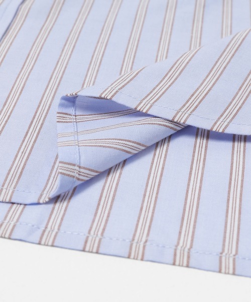 URBAN RESEARCH Sonny Label(アーバンリサーチサニーレーベル)の「ストライプレギュラーカラーシャツ(シャツ/ブラウス・メンズ・オフホワイト/ブルー/ホワイト・MEDIUM/LARGE)」の11枚目の写真