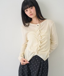 NOGLE | 【NOGLE/ノグル】フリルギャザーエアリーカーディガン(カーディガン/ボレロ)