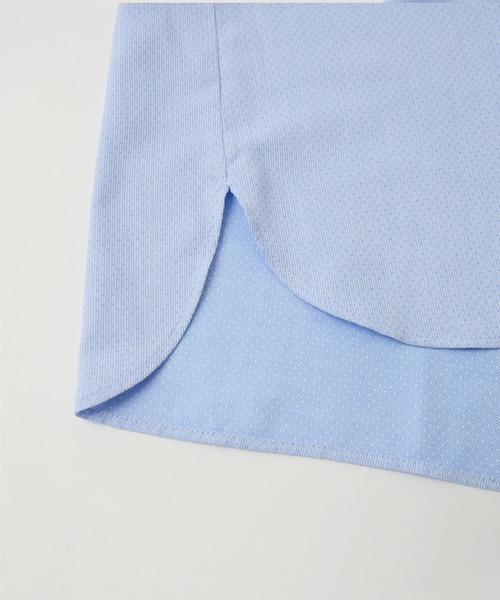 LA MARINE FRANCAISE(マリン フランセーズ)の「フリルブラウス(シャツ/ブラウス・レディース・ホワイト/サックスブルー・FREE)」の5枚目の写真