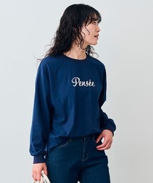 Live in comfort | リブ　イン　コンフォート  一枚で着てサマになる　便利なオーガニックコットンロゴＴシャツ(Tシャツ/カットソー)