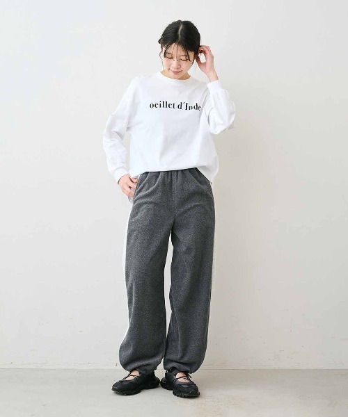 Live in comfort（リブインコンフォート）の「リブ　イン　コンフォート  一枚で着てサマになる　便利なオーガニックコットンロゴＴシャツ（Tシャツ/カットソー・レディース・ネイビー・S）」の10枚目の写真