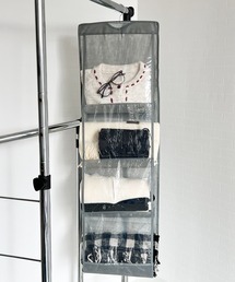 Blanc de Blue（ブランドブルー）の「4段8ポケット 吊り下げ式バッグ収納ハンガー（収納グッズ）」