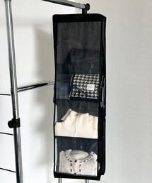 Blanc de Blue（ブランドブルー）の「4段8ポケット 吊り下げ式バッグ収納ハンガー（収納グッズ）」