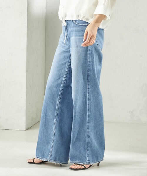 SHIPS（シップス）の「upper hights:THE SISTER MID-R（その他パンツ・レディース・ブルー・23/24/25）」の7枚目の写真