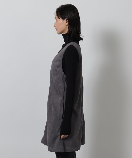 LAKOLE（ラコレ）の「スエードポンチミニワンピース / 642312（ワンピース・レディース・キャメル/チャコール・FREE）」の16枚目の写真