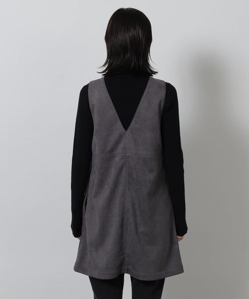 LAKOLE（ラコレ）の「スエードポンチミニワンピース / 642312（ワンピース・レディース・キャメル/チャコール・FREE）」の17枚目の写真