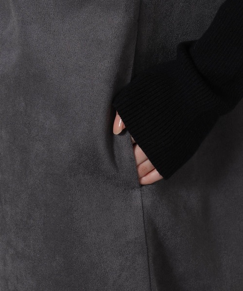 LAKOLE（ラコレ）の「スエードポンチミニワンピース / 642312（ワンピース・レディース・キャメル/チャコール・FREE）」の22枚目の写真