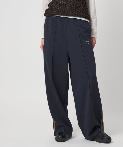 CITEN(シテン)の「<CITEN>ラインパンツ(スウェットパンツ・レディース・ネイビー/グレー系・M/S)」の2枚目の写真