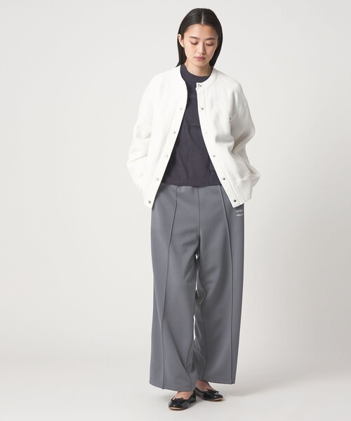 CITEN(シテン)の「<CITEN>ラインパンツ(スウェットパンツ・レディース・ネイビー/グレー系・M/S)」の3枚目の写真