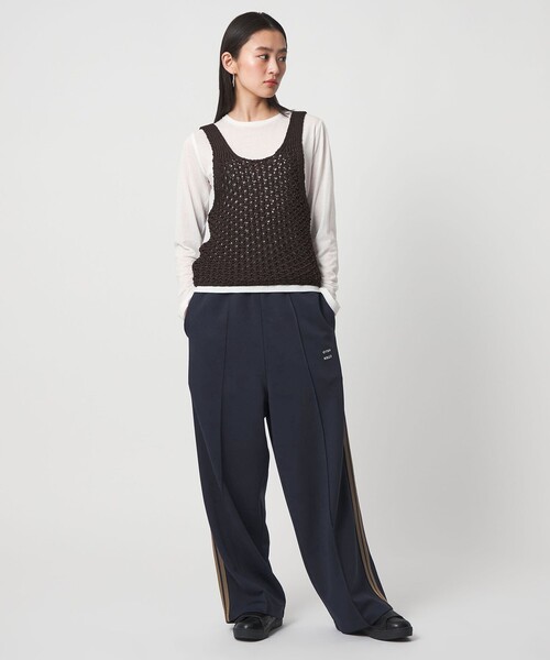 CITEN(シテン)の「<CITEN>ラインパンツ(スウェットパンツ・レディース・ネイビー/グレー系・M/S)」の7枚目の写真