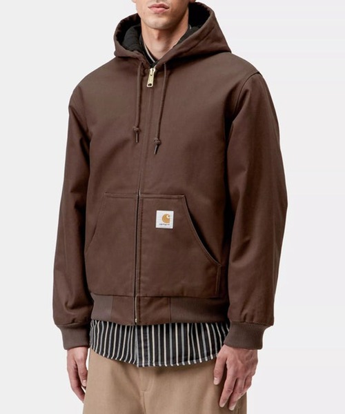 Carhartt WIP（カーハートダブリューアイピー）の「【Carhartt WIP】ACTIVE JACKET　I023083（マウンテンパーカー・メンズ・ブラック/ネイビー/ダークブラウン・L/M）」の3枚目の写真