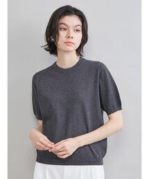 Mila Owen | コットンブレンドクールネックニット(ニット/セーター)