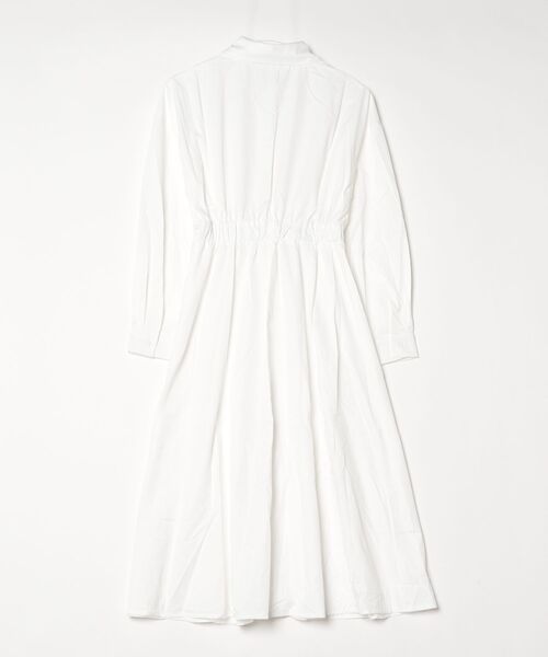 FREE STYLISTS(フリー スタイリスト)の「YUGA_YGMC Korean-style voluminous sleeve flared shirt dress(ワンピース・レディース・ベージュ/ライトブルー/ホワイト・FREE)」の4枚目の写真