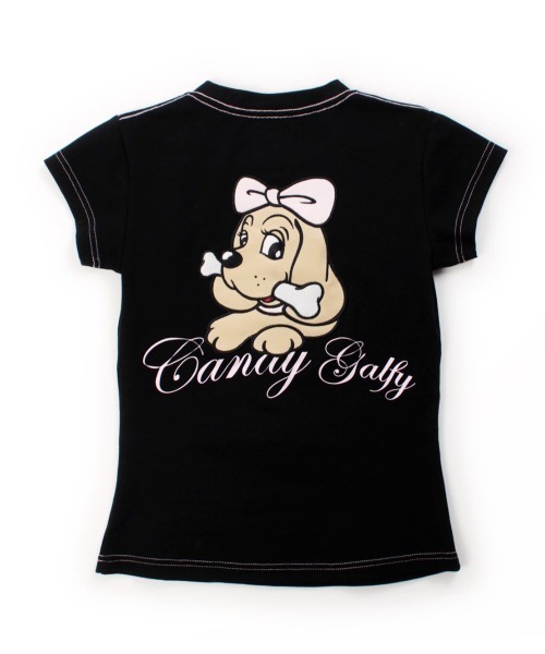 GALFY(ガルフィー)の「【GALFY】らぶりぃチビT / 【ガルフィー】らぶりぃチビ半袖tシャツ(Tシャツ/カットソー・レディース・ブラック/ピンク/ホワイト・ONE SIZE)」の21枚目の写真