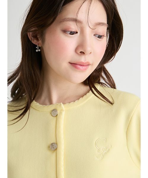 UVカット】トリム刺繍カーディガン(ノーカラージャケット)|CELFORD UVカット】トリム刺繍カーディガン(ノーカラージャケット)|CELFORD