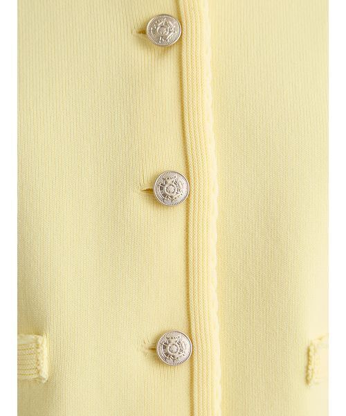 UVカット】トリム刺繍カーディガン（ノーカラージャケット）｜CELFORD