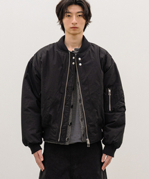 BASEMOMENT（ベースモーメント）の「CNフライトクロップボンバージャケットブラック（MA-1）」