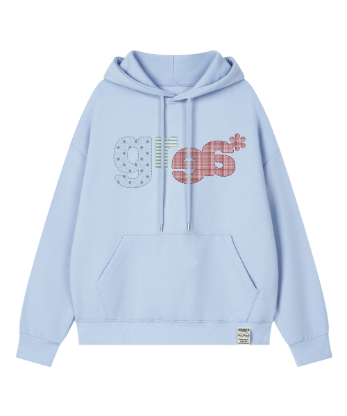 GRAVER（グレーバー）の「[ユニセックス]GRAE-S PATCH フードパーカー_3カラー（パーカー・レディース・ブラック/ホワイト/スカイブルー・SMALL/MEDIUM/LARGE）」の10枚目の写真
