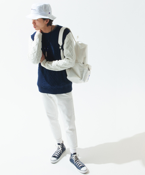 Champion（チャンピオン）の「∴WEGO/Championバケットハット（ハット・メンズ・ブラック/ベージュ/ネイビー/ホワイト・FREE）」の16枚目の写真