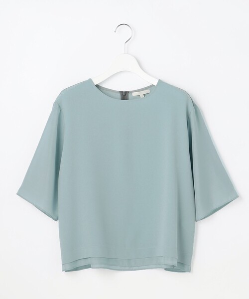 自由区(ジユウク)の「ストレッチアムンゼン Tブラウス(Tシャツ/カットソー・レディース・スカイブルー系/ベージュ系/ネイビー系・40/38)」の13枚目の写真