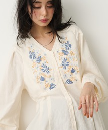 Unitage（ユニテージ）の「クロスステッチチュニック（チュニック）」