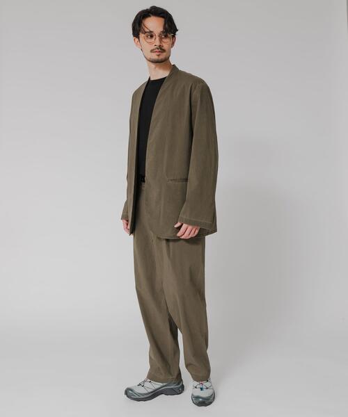 URBAN RESEARCH(アーバンリサーチ)の「DUSTER NYLON JACKET(その他アウター・メンズ・カーキ/ブラック・LARGE/MEDIUM)」の1枚目の写真