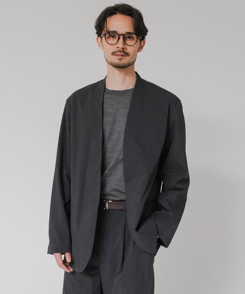 URBAN RESEARCH(アーバンリサーチ)の「DUSTER NYLON JACKET(その他アウター・メンズ・カーキ/ブラック・LARGE/MEDIUM)」の2枚目の写真