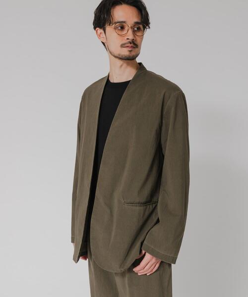 URBAN RESEARCH(アーバンリサーチ)の「DUSTER NYLON JACKET(その他アウター・メンズ・カーキ/ブラック・LARGE/MEDIUM)」の22枚目の写真