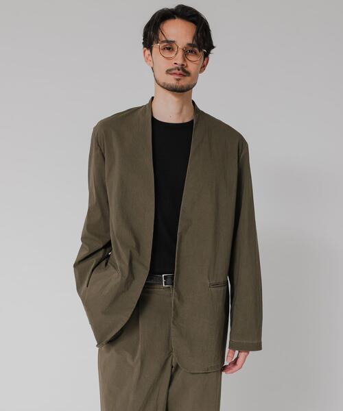 URBAN RESEARCH(アーバンリサーチ)の「DUSTER NYLON JACKET(その他アウター・メンズ・カーキ/ブラック・LARGE/MEDIUM)」の21枚目の写真