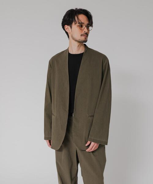 URBAN RESEARCH(アーバンリサーチ)の「DUSTER NYLON JACKET(その他アウター・メンズ・カーキ/ブラック・LARGE/MEDIUM)」の20枚目の写真