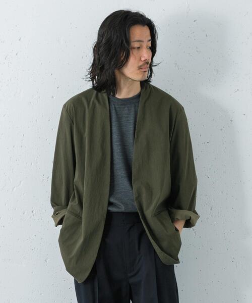 URBAN RESEARCH(アーバンリサーチ)の「DUSTER NYLON JACKET(その他アウター・メンズ・カーキ/ブラック・LARGE/MEDIUM)」の16枚目の写真
