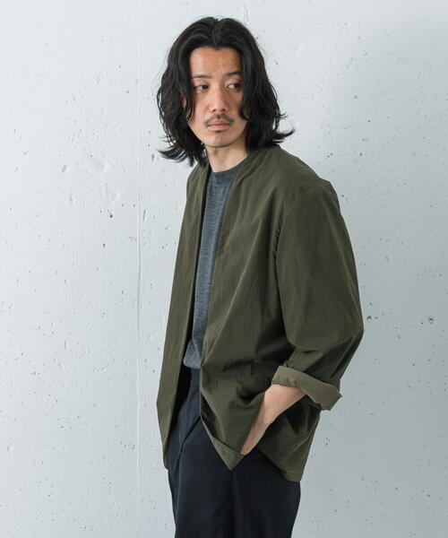URBAN RESEARCH(アーバンリサーチ)の「DUSTER NYLON JACKET(その他アウター・メンズ・カーキ/ブラック・LARGE/MEDIUM)」の15枚目の写真