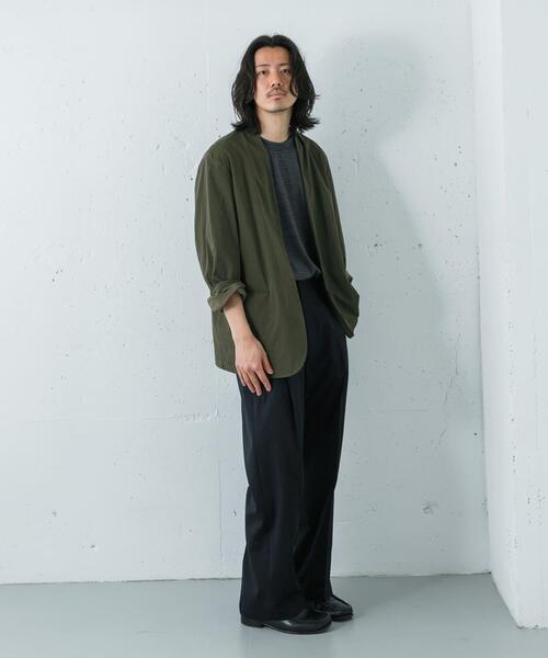 URBAN RESEARCH(アーバンリサーチ)の「DUSTER NYLON JACKET(その他アウター・メンズ・カーキ/ブラック・LARGE/MEDIUM)」の14枚目の写真