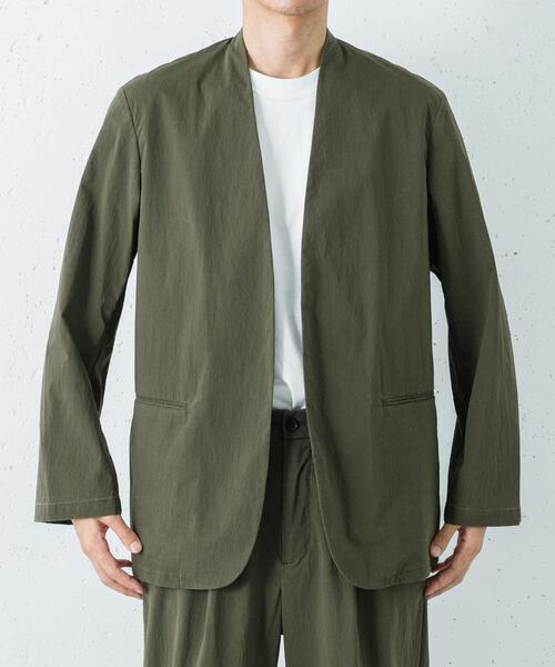 URBAN RESEARCH(アーバンリサーチ)の「DUSTER NYLON JACKET(その他アウター・メンズ・カーキ/ブラック・LARGE/MEDIUM)」の12枚目の写真