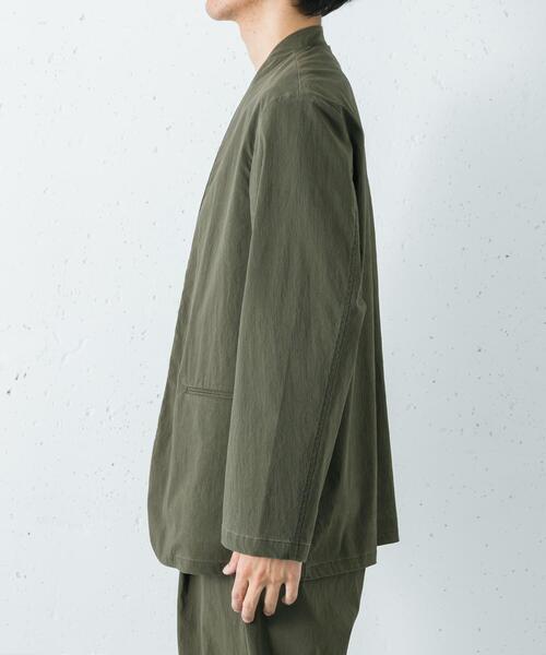 URBAN RESEARCH(アーバンリサーチ)の「DUSTER NYLON JACKET(その他アウター・メンズ・カーキ/ブラック・LARGE/MEDIUM)」の11枚目の写真