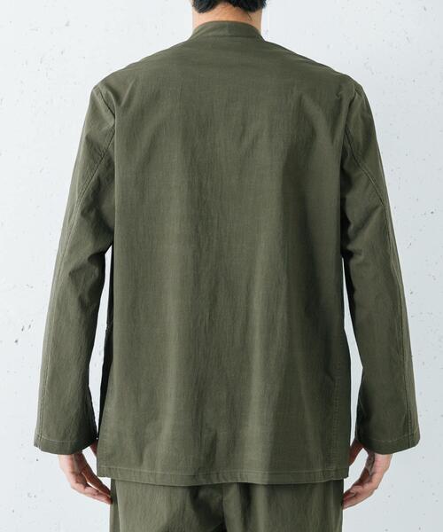 URBAN RESEARCH(アーバンリサーチ)の「DUSTER NYLON JACKET(その他アウター・メンズ・カーキ/ブラック・LARGE/MEDIUM)」の10枚目の写真