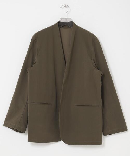 URBAN RESEARCH(アーバンリサーチ)の「DUSTER NYLON JACKET(その他アウター・メンズ・カーキ/ブラック・LARGE/MEDIUM)」の9枚目の写真