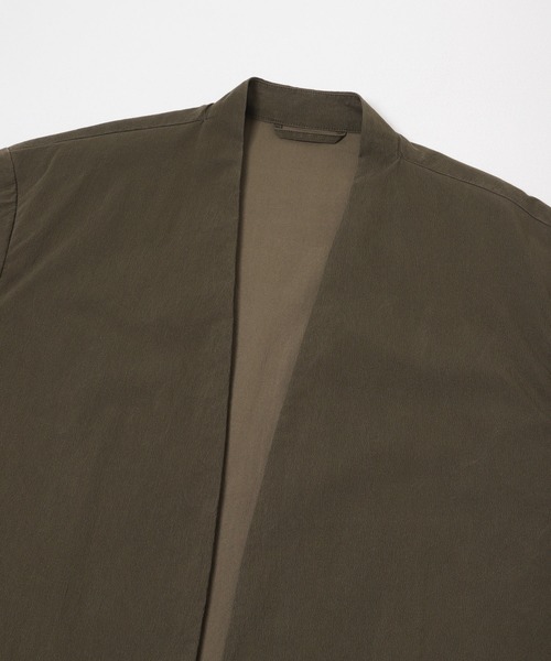 URBAN RESEARCH（アーバンリサーチ）の「DUSTER NYLON JACKET（ナイロンジャケット・メンズ・カーキ/ブラック・LARGE/MEDIUM）」の9枚目の写真