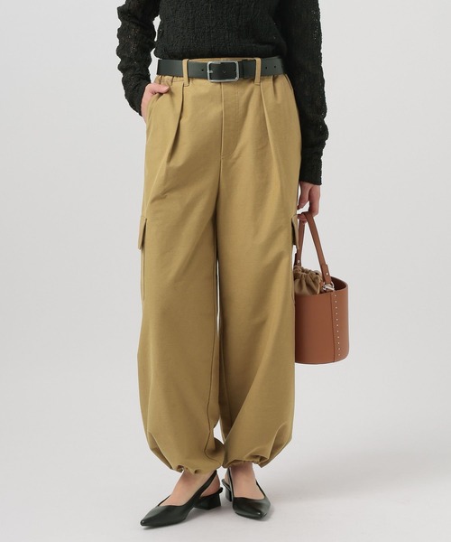 BAYFLOW(ベイフロー)の「ストレッチカーゴバレルパンツ(カーゴパンツ・レディース・ベージュ/カーキ・MEDIUM/SMALL)」の6枚目の写真
