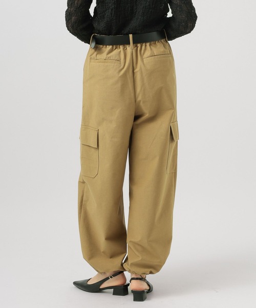 BAYFLOW(ベイフロー)の「ストレッチカーゴバレルパンツ(カーゴパンツ・レディース・ベージュ/カーキ・MEDIUM/SMALL)」の8枚目の写真