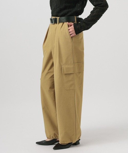 BAYFLOW(ベイフロー)の「ストレッチカーゴバレルパンツ(カーゴパンツ・レディース・ベージュ/カーキ・MEDIUM/SMALL)」の9枚目の写真