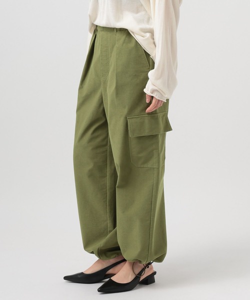 BAYFLOW(ベイフロー)の「ストレッチカーゴバレルパンツ(カーゴパンツ・レディース・ベージュ/カーキ・MEDIUM/SMALL)」の14枚目の写真