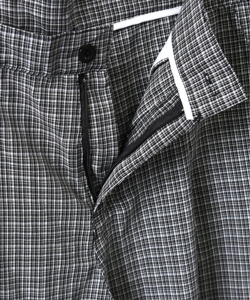 neos(ネオス)の「【neos】ワイド バルーン バレル チェックパンツ スラックス ルーズシルエット メンズ ユニセックス(スラックス・メンズ・ブラウン/ブラック・MEDIUM/LARGE/X-LARGE/XX-LARGE/XXX-LARGE)」の18枚目の写真