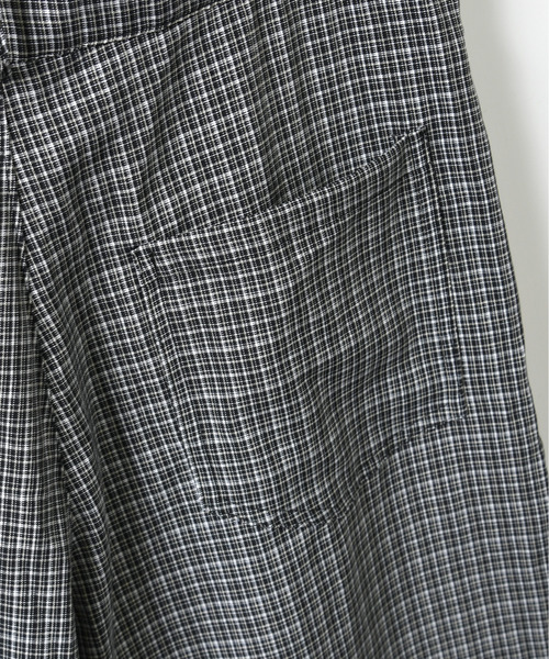 neos(ネオス)の「【neos】ワイド バルーン バレル チェックパンツ スラックス ルーズシルエット メンズ ユニセックス(スラックス・メンズ・ブラウン/ブラック・MEDIUM/LARGE/X-LARGE/XX-LARGE/XXX-LARGE)」の22枚目の写真