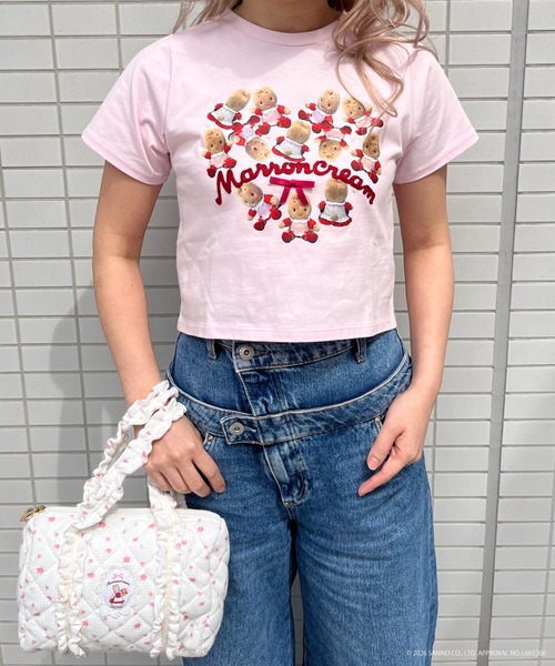 MORE self LOVE（モアセルフラブ）の「【MARRONCREAM】HEART TEE（Tシャツ/カットソー・レディース・オフホワイト/ブラック/ピンク・FREE）」の17枚目の写真