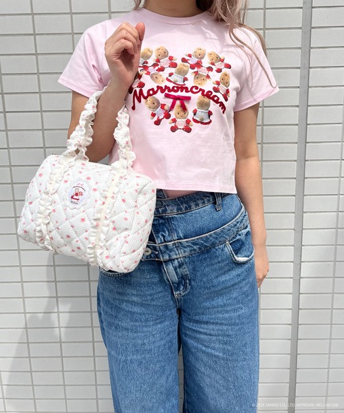 MORE self LOVE（モアセルフラブ）の「【MARRONCREAM】HEART TEE（Tシャツ/カットソー・レディース・オフホワイト/ブラック/ピンク・FREE）」の18枚目の写真