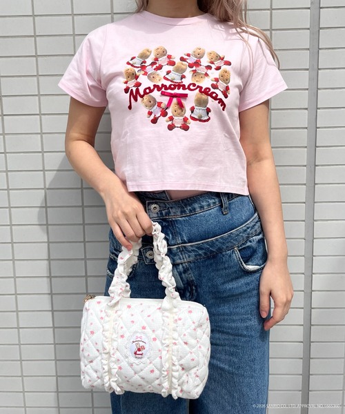 MORE self LOVE（モアセルフラブ）の「【MARRONCREAM】HEART TEE（Tシャツ/カットソー・レディース・オフホワイト/ブラック/ピンク・FREE）」の19枚目の写真