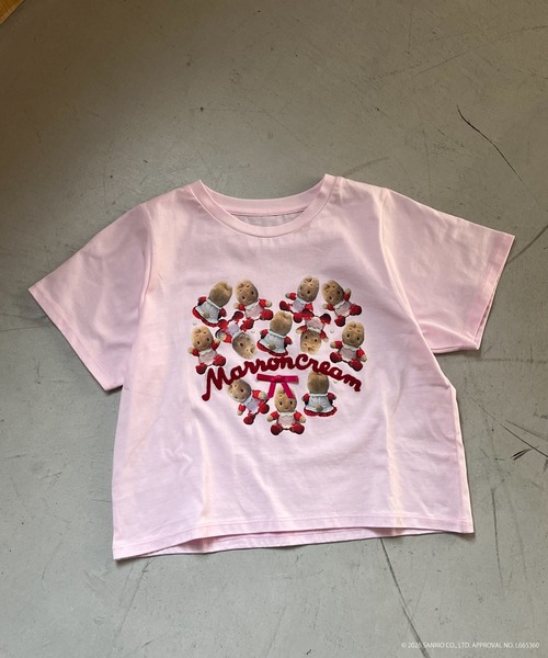 MORE self LOVE（モアセルフラブ）の「【MARRONCREAM】HEART TEE（Tシャツ/カットソー・レディース・オフホワイト/ブラック/ピンク・FREE）」の10枚目の写真