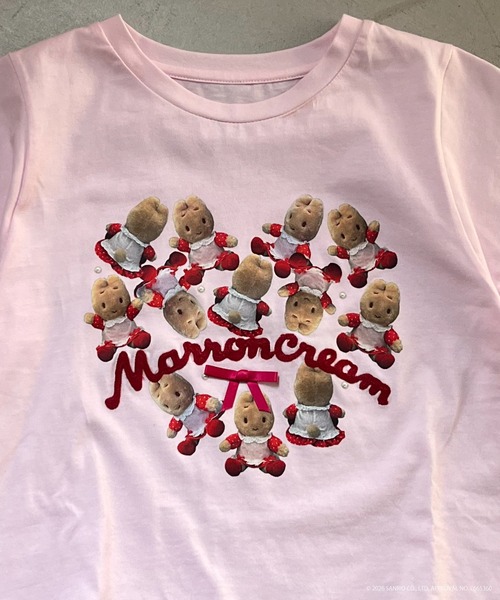 MORE self LOVE（モアセルフラブ）の「【MARRONCREAM】HEART TEE（Tシャツ/カットソー・レディース・オフホワイト/ブラック/ピンク・FREE）」の11枚目の写真